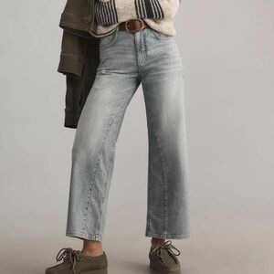 Anthropologie Ellis Tapered Barrel Jeans by Pilcro Size 26